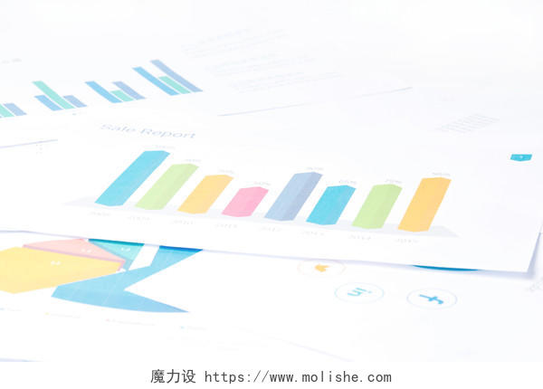 统计图分析图图纸柱状图饼状图折线图金融投资